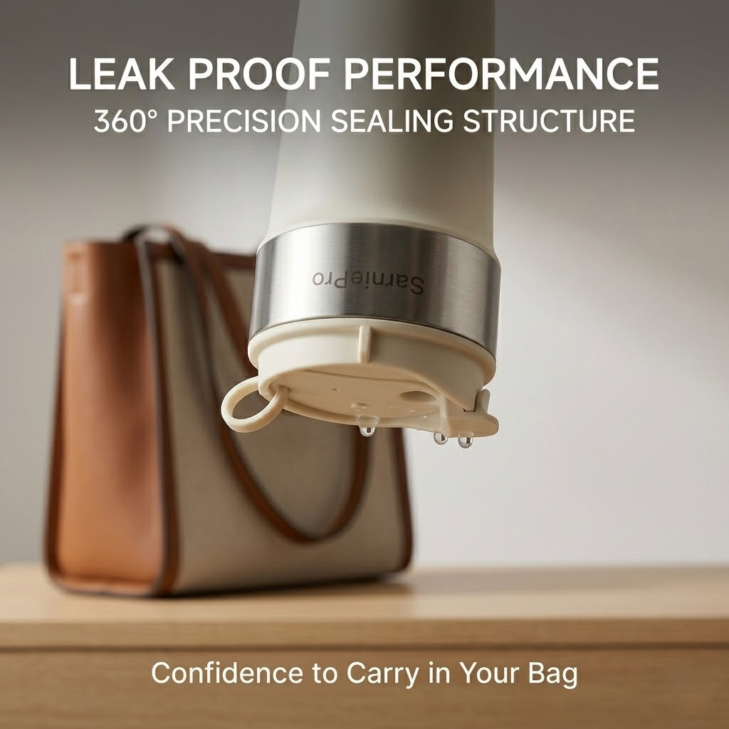 SarniePro Ceramic-Lined – 316 Stainless Steel Vacuum Insulated Coffee & Tea Cup with Leakproof Lid
